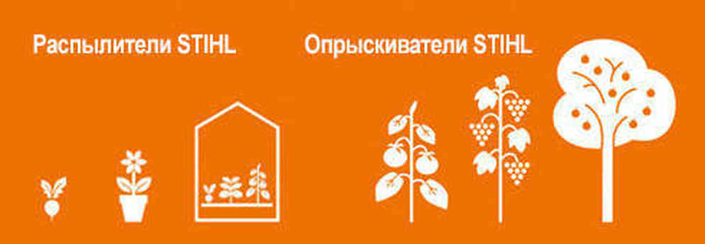 Распылители и опрыскиватели STIHL